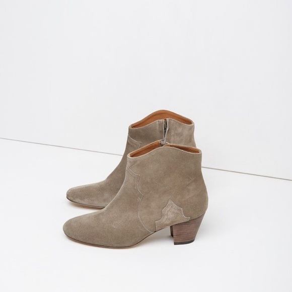 SABEL MARANT Dicker Suede Ankle Boots - Picture 2 of 11